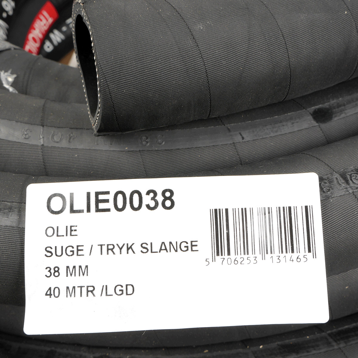 Suge/trykslange, label