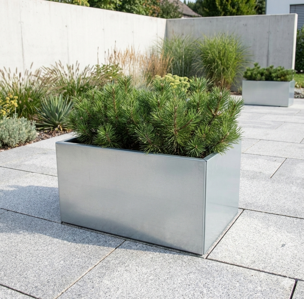 Blomlådor Land Modern