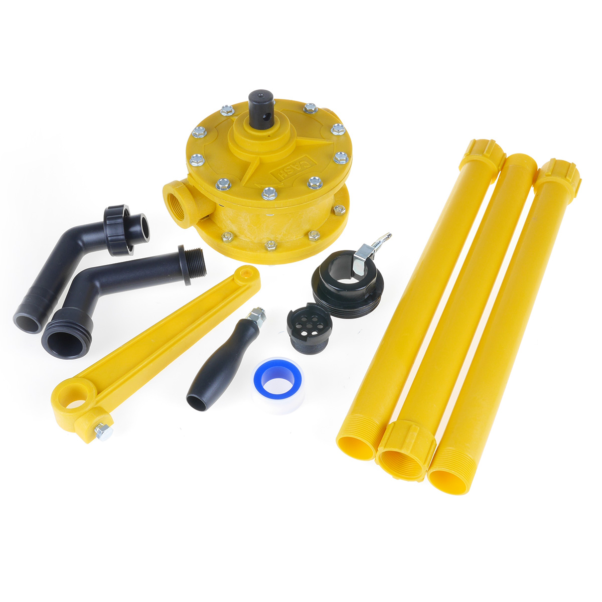 Rotationspumpe - polypropylen - gul