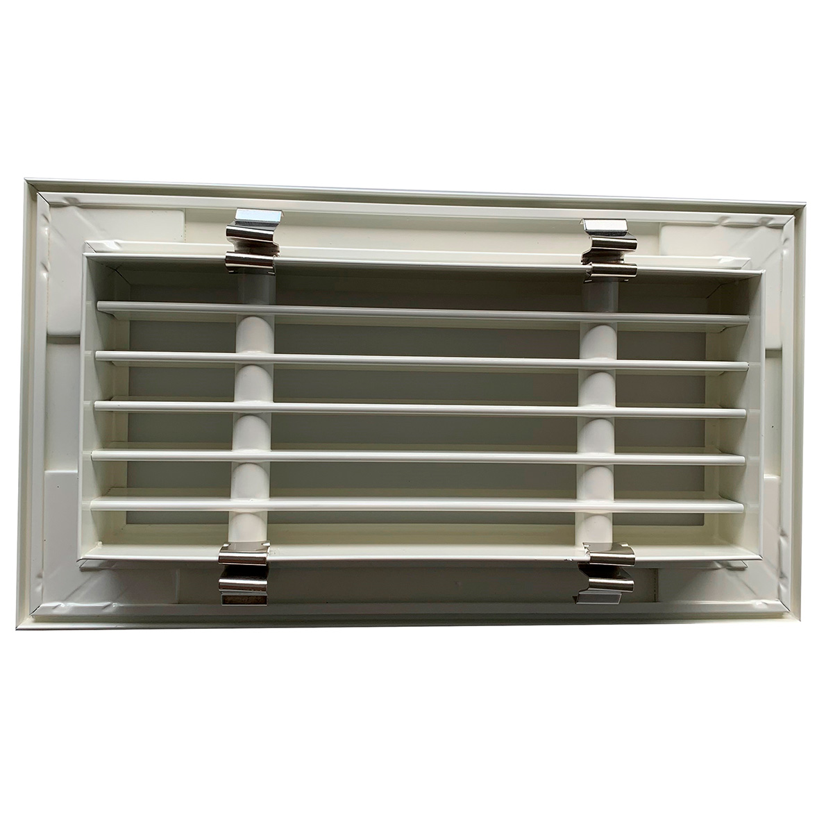 TriaAir Alurist til gulvboks 200x100 - råhvid Ral 9010, glans 30