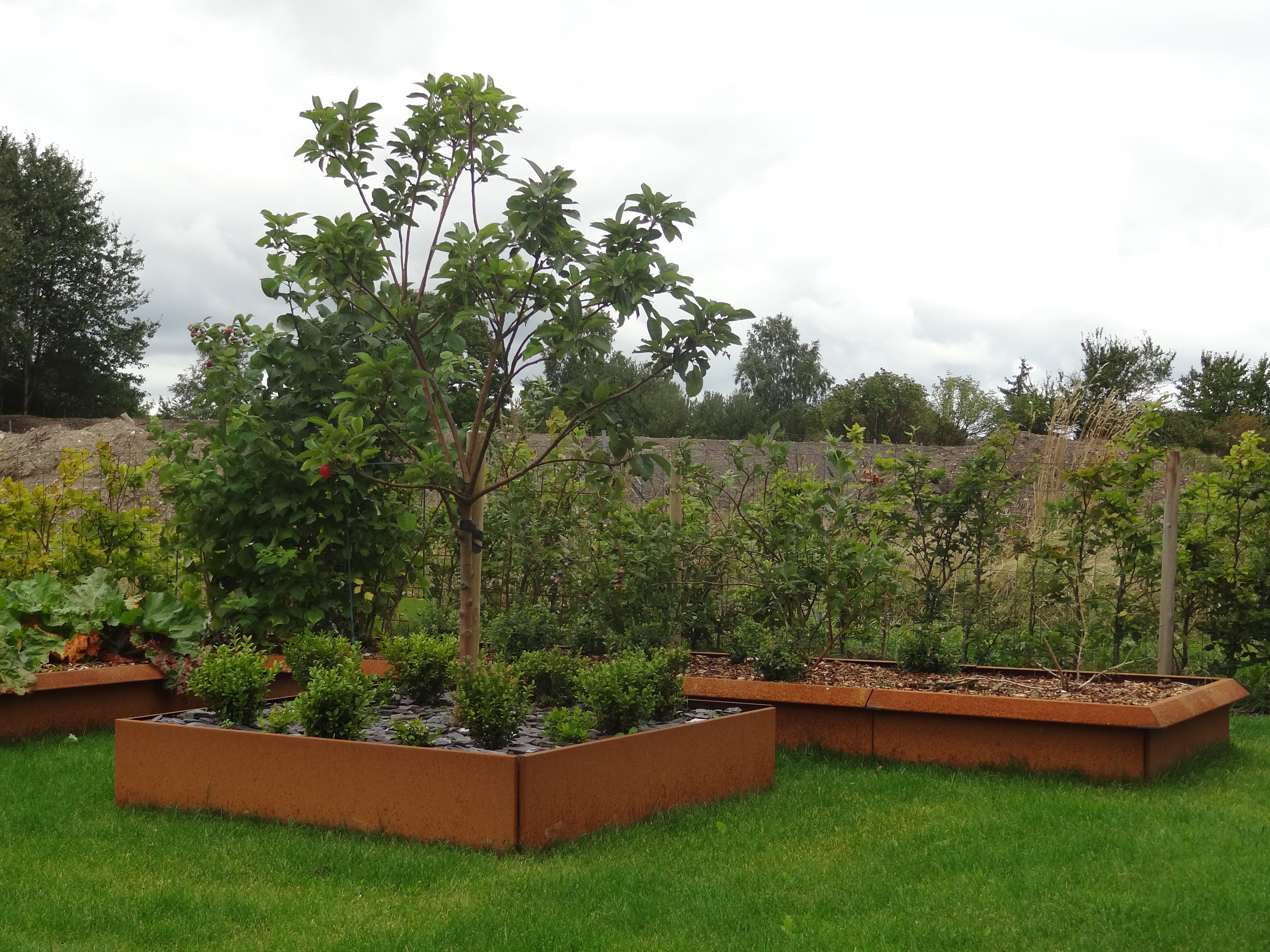 Højbede Land Classic, jern/rust (Bredde: 120 cm)