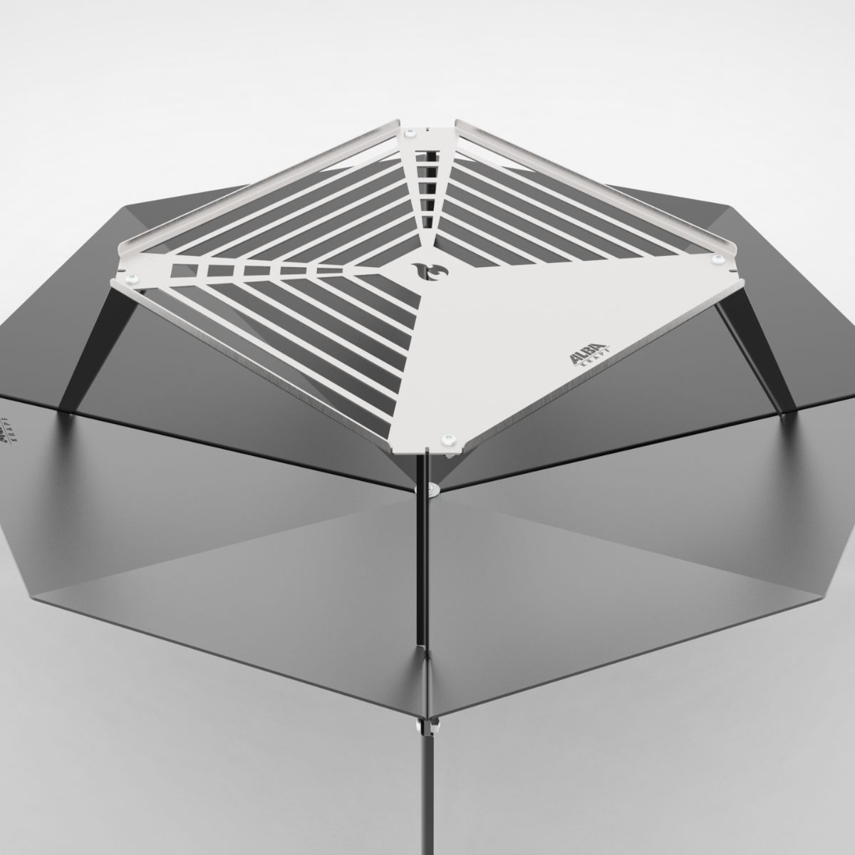 Grillgaller till eldfat på ben