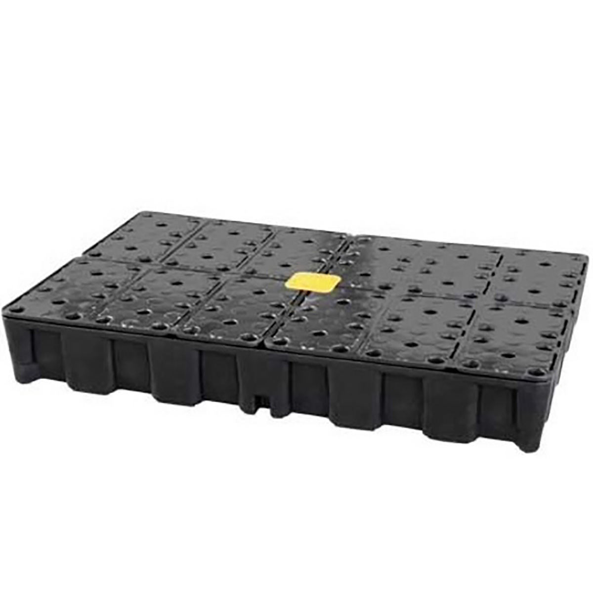 Opsamlingsbakke 120 L med sorte riste til 20-60 L dunke