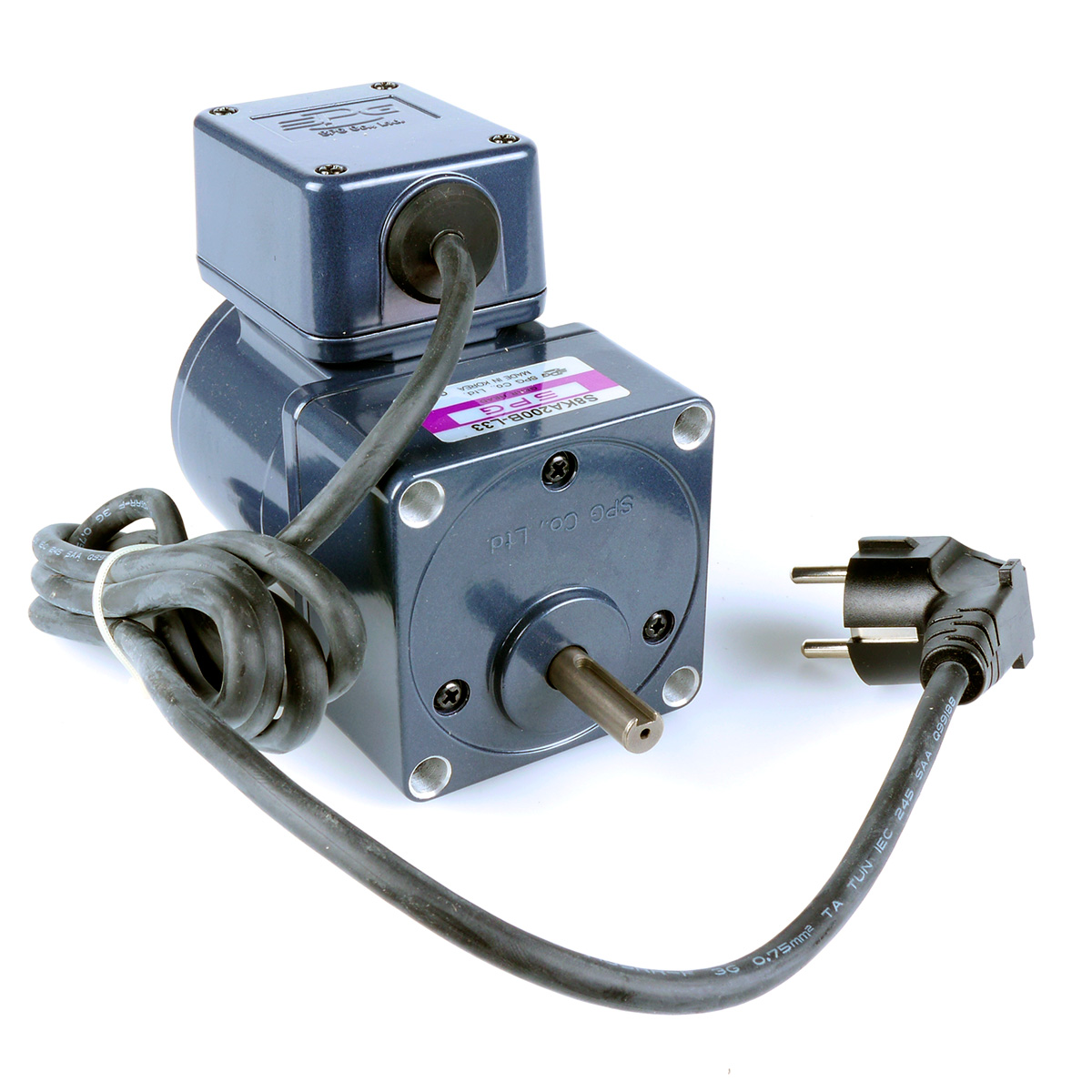 Gearmotor til brænder