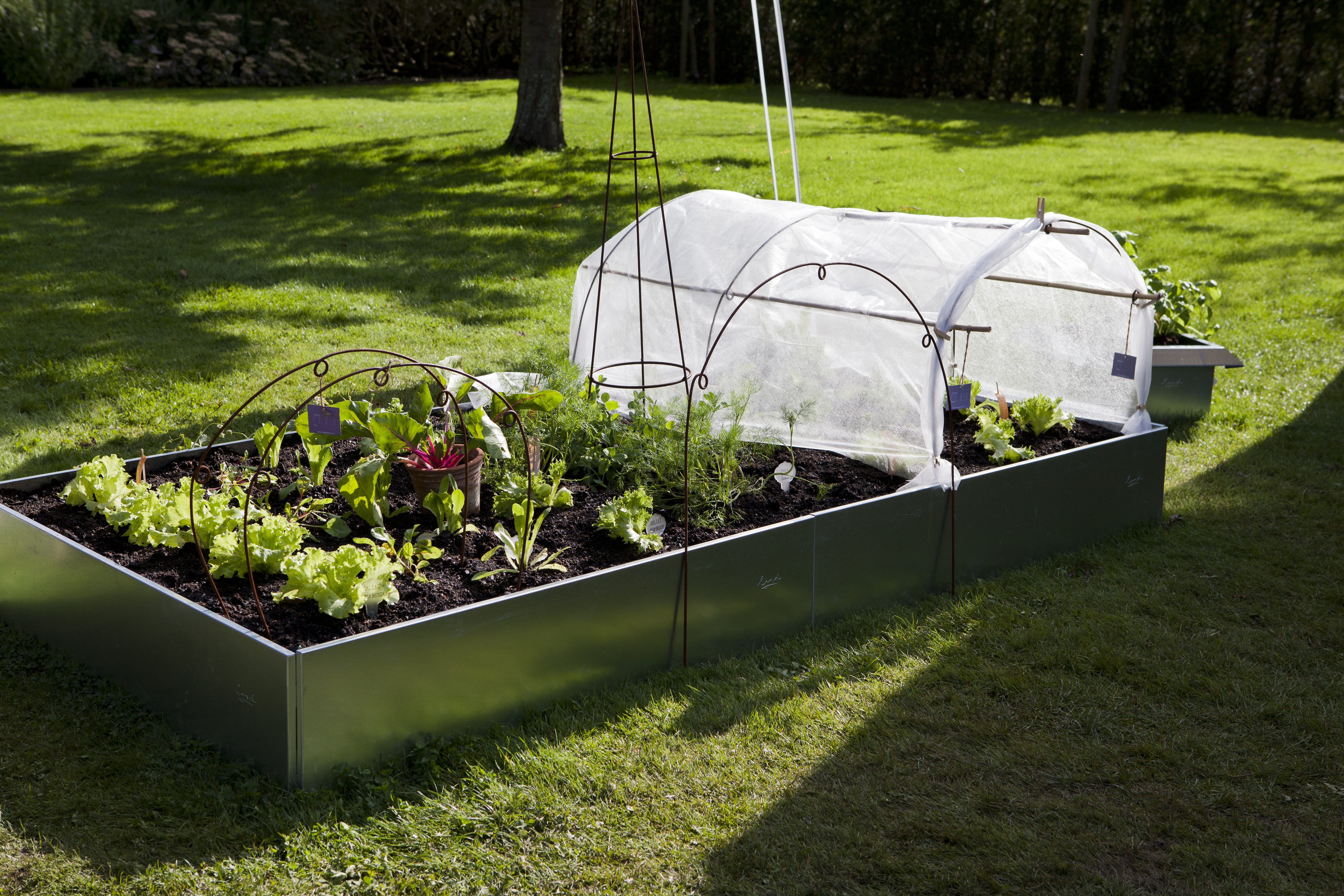 Land Classic – Aflange højbede, galvaniseret 120 cm