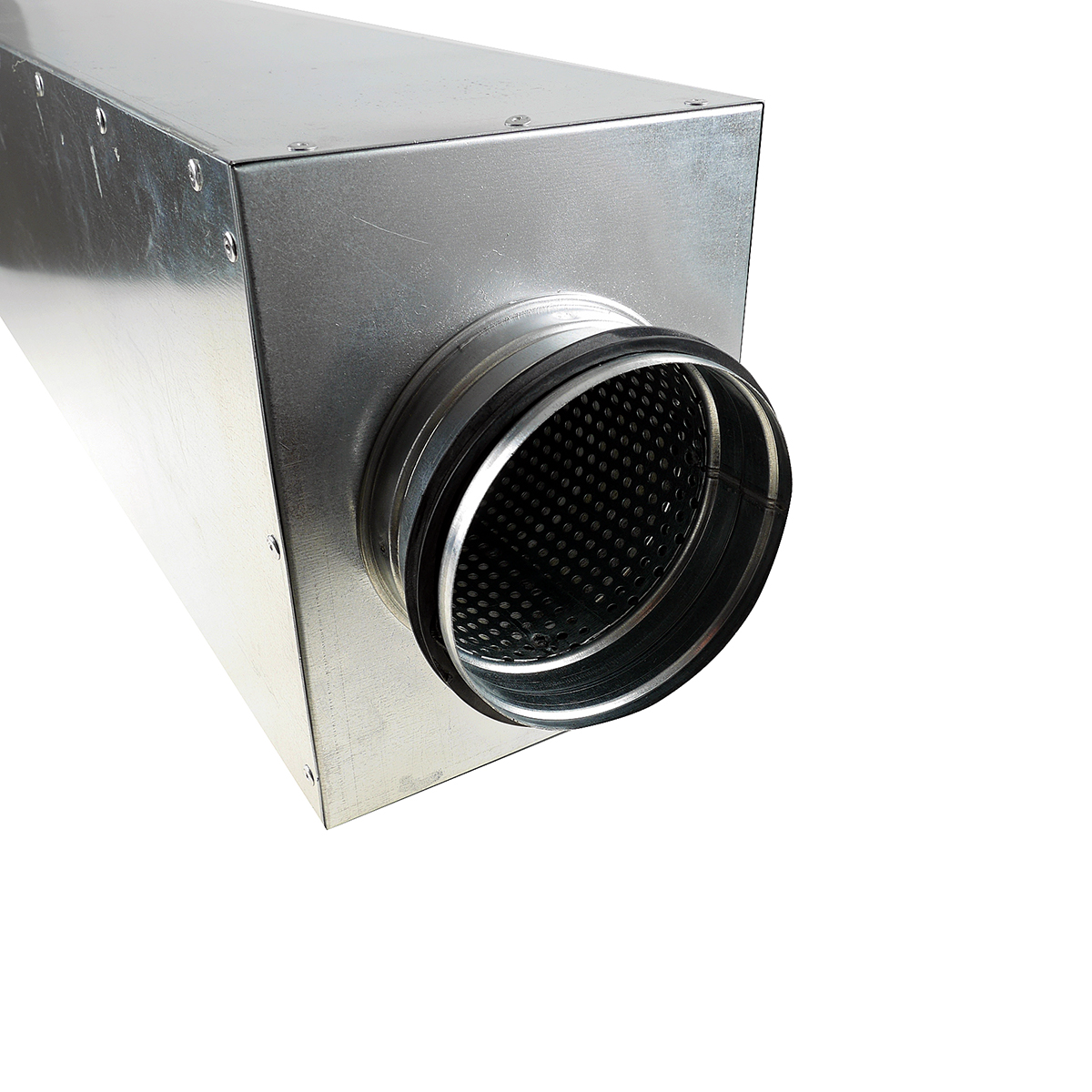 Rektangulære lyddæmpere 50 mm