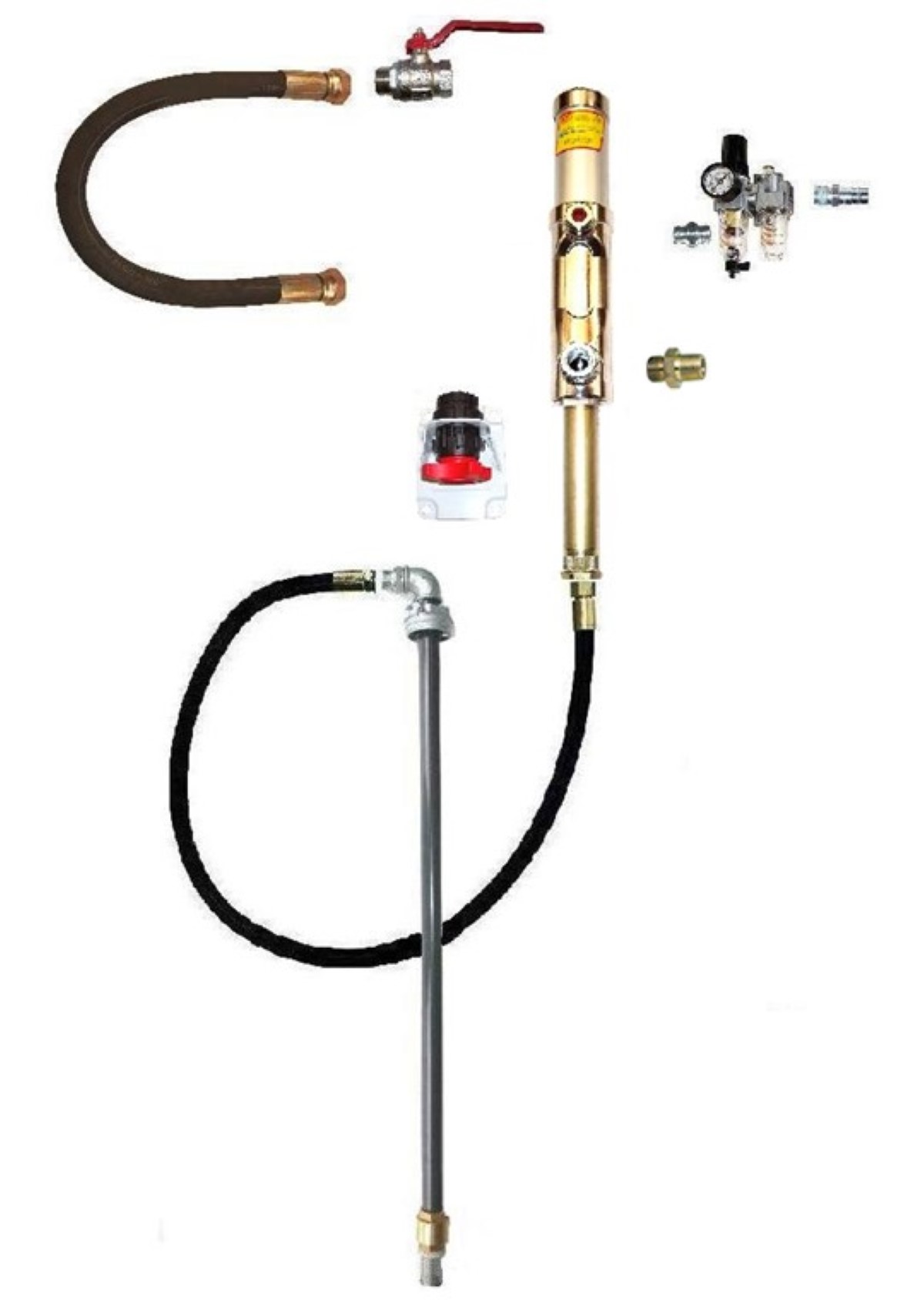 Oliepumpe-station til 100 L tank eller rørsystem