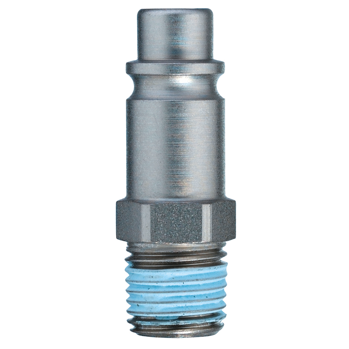 Rectus trykluftnippel 33, med slangestuds,  forniklet stål