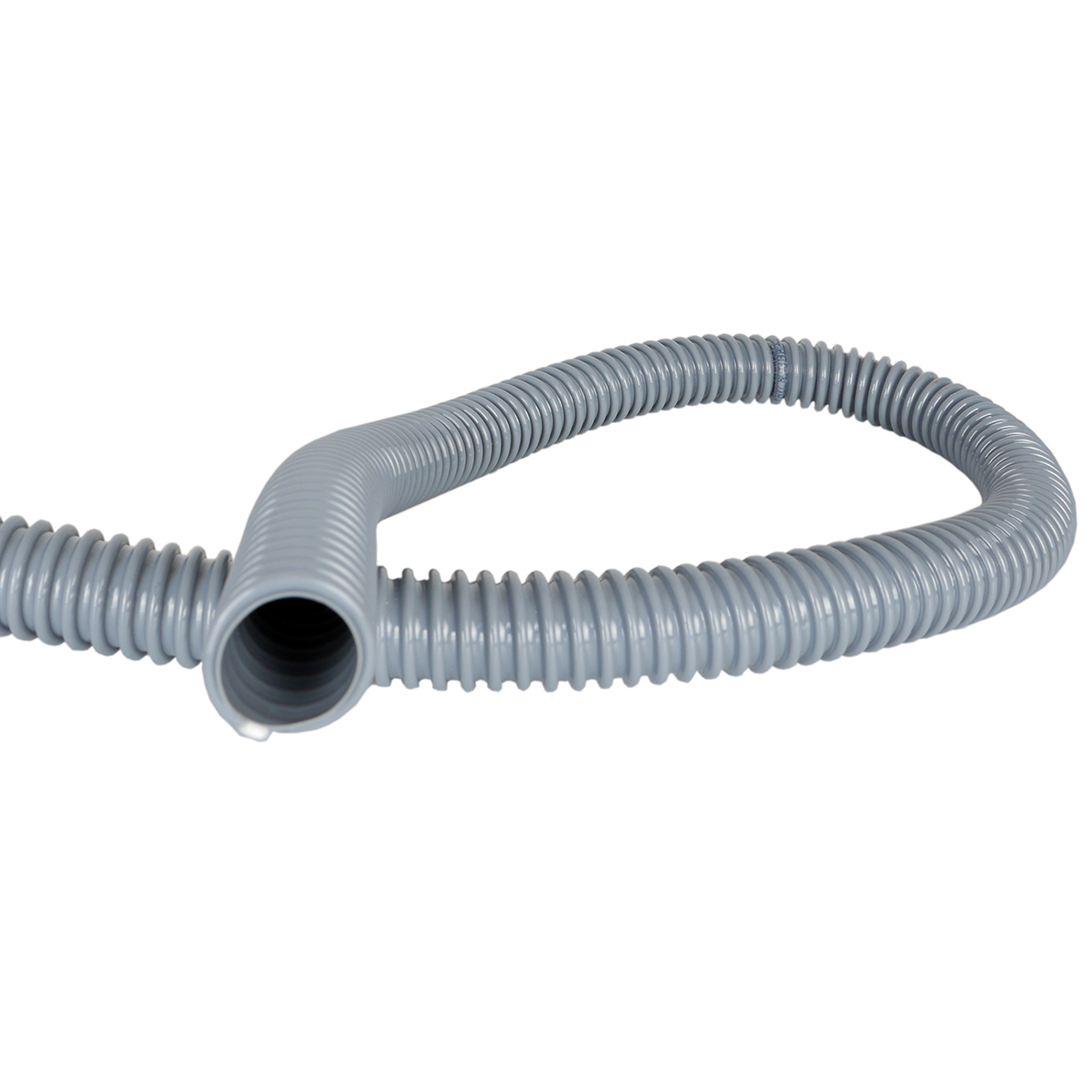 PVC-slange til udsugning af luft/dampe, grå