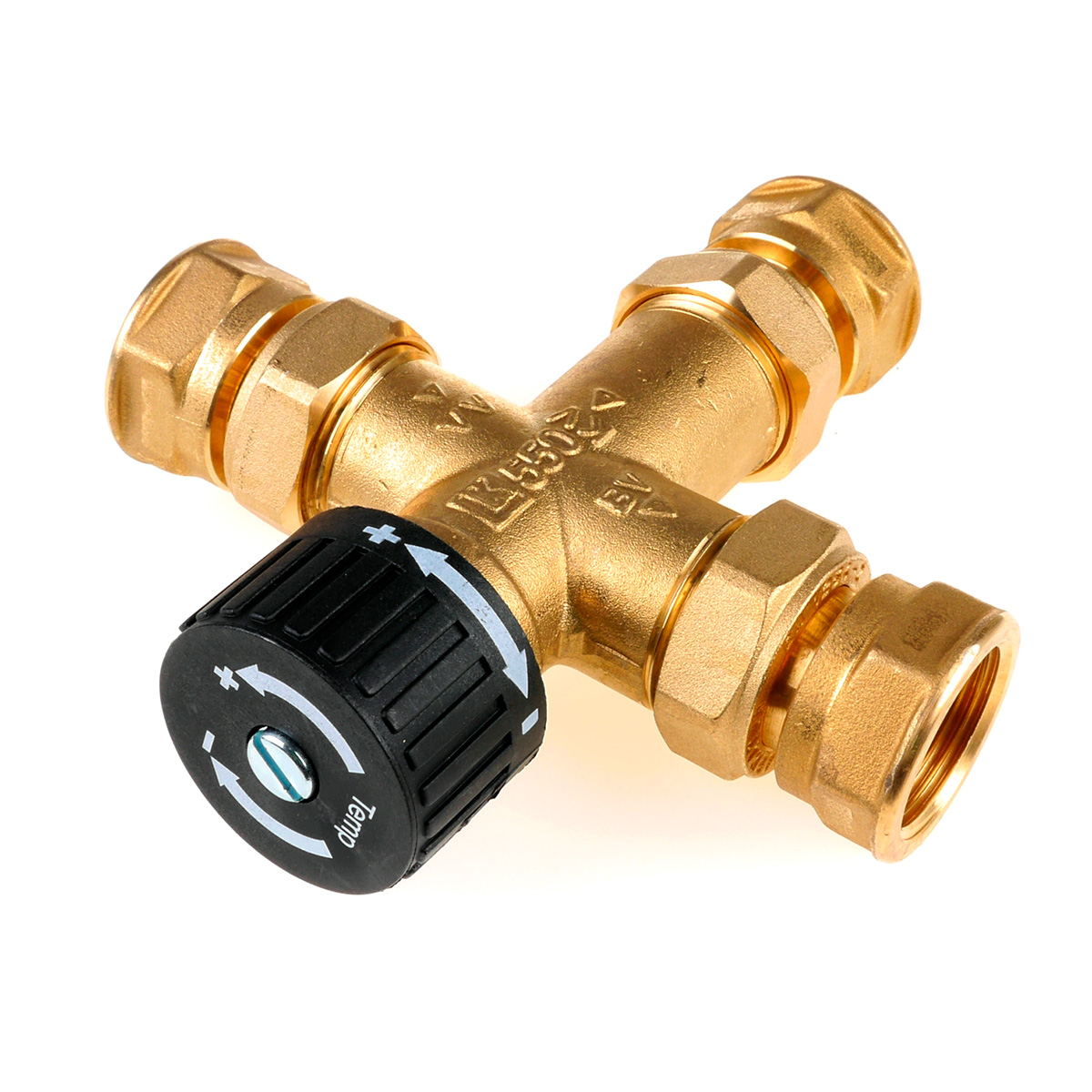 Blandeventil med skoldningssikring