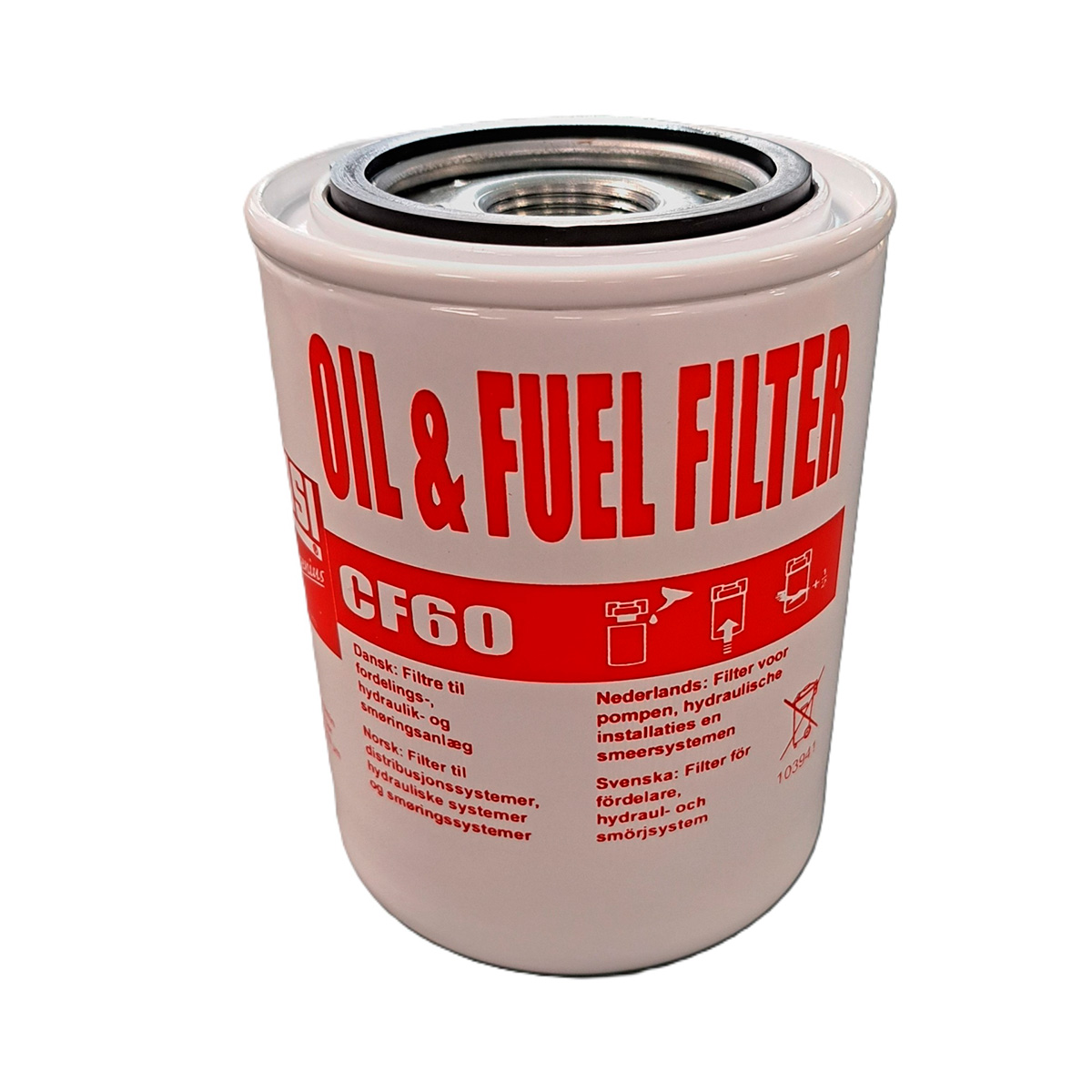 Løst linjefilterelement