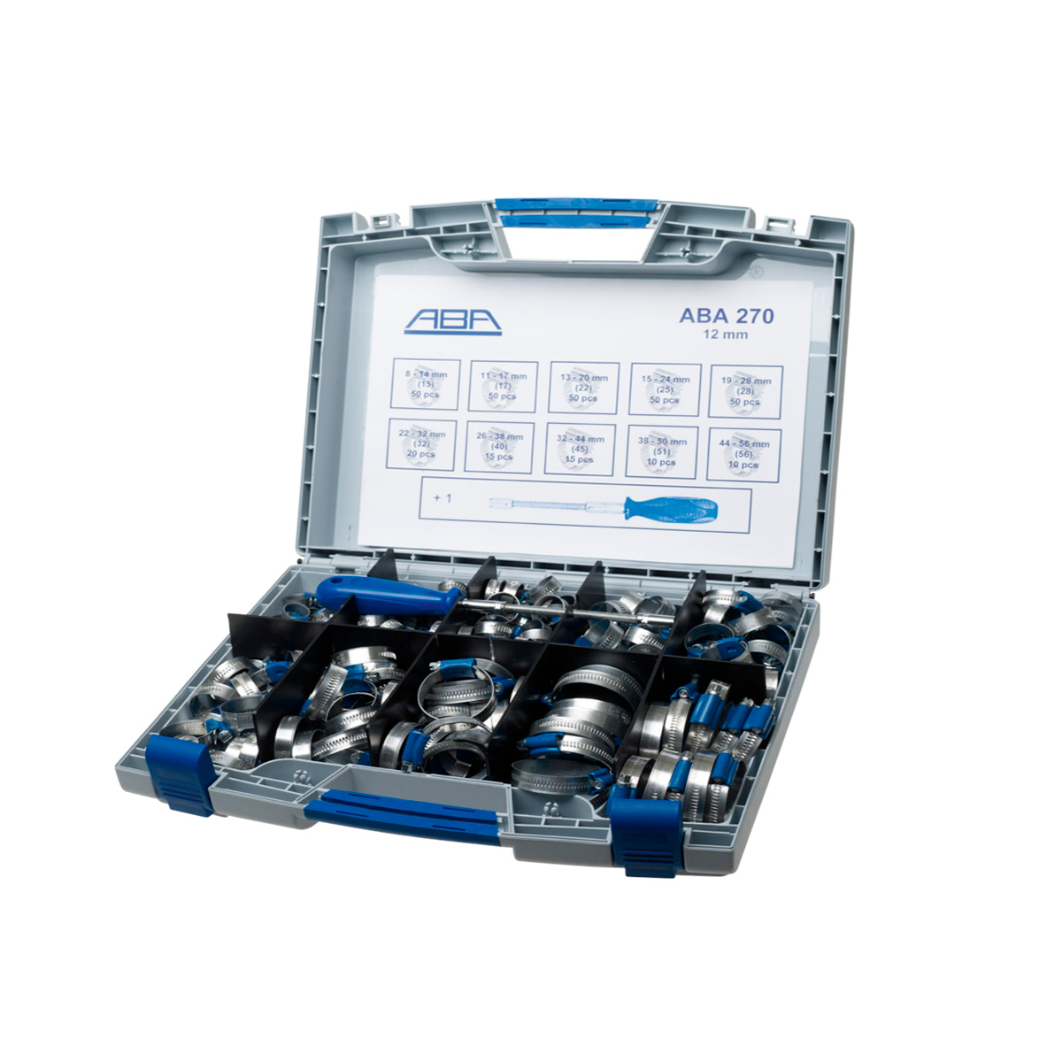 ABA spændebånd - Sortimentskasse 270 - Original/nova