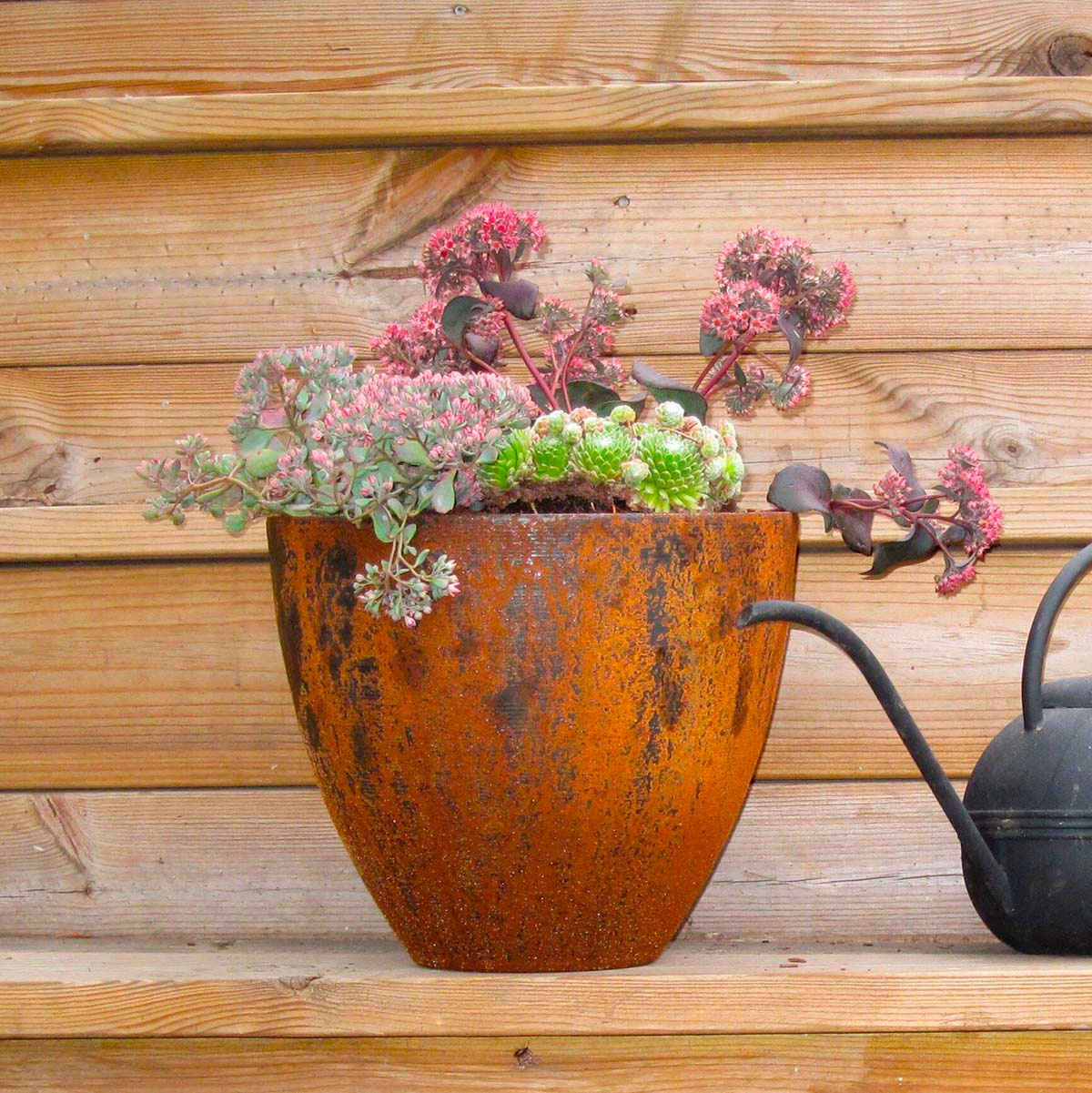 Land Circles – Lille krukke i Cortenstål