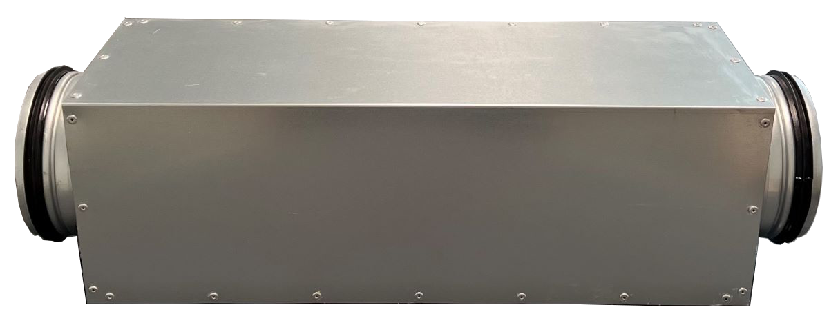 Lyddæmper firkantet 30 mm