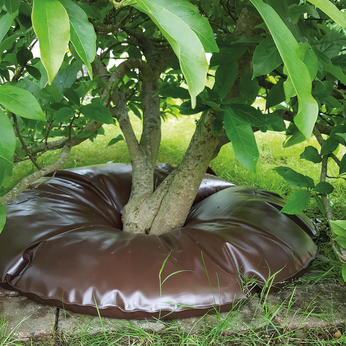 Vandingspose til buske og lave træer, brun 56 Liter