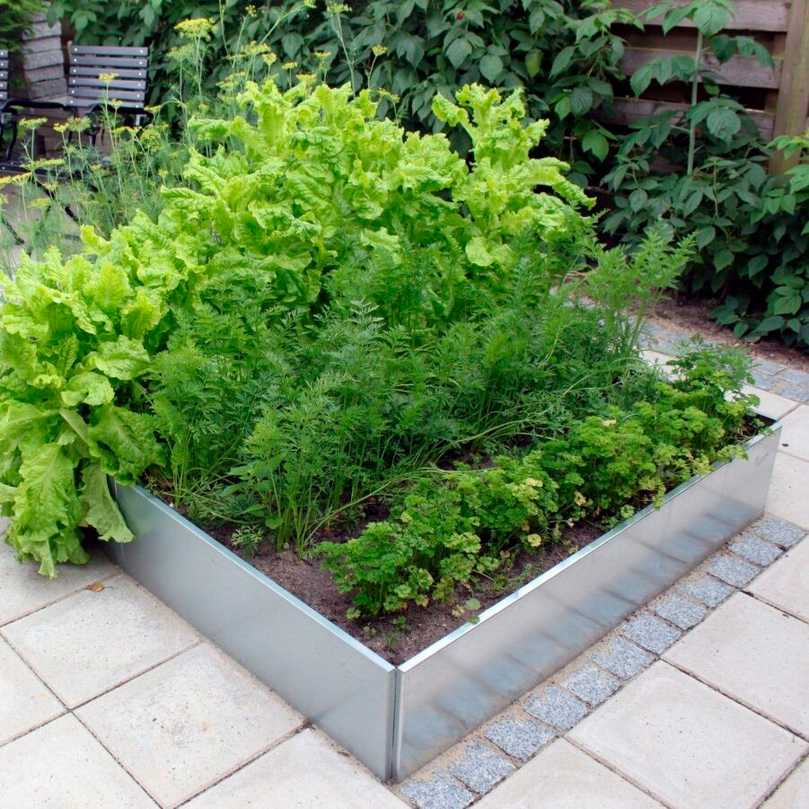 Land Classic – Aflange højbede, galvaniseret