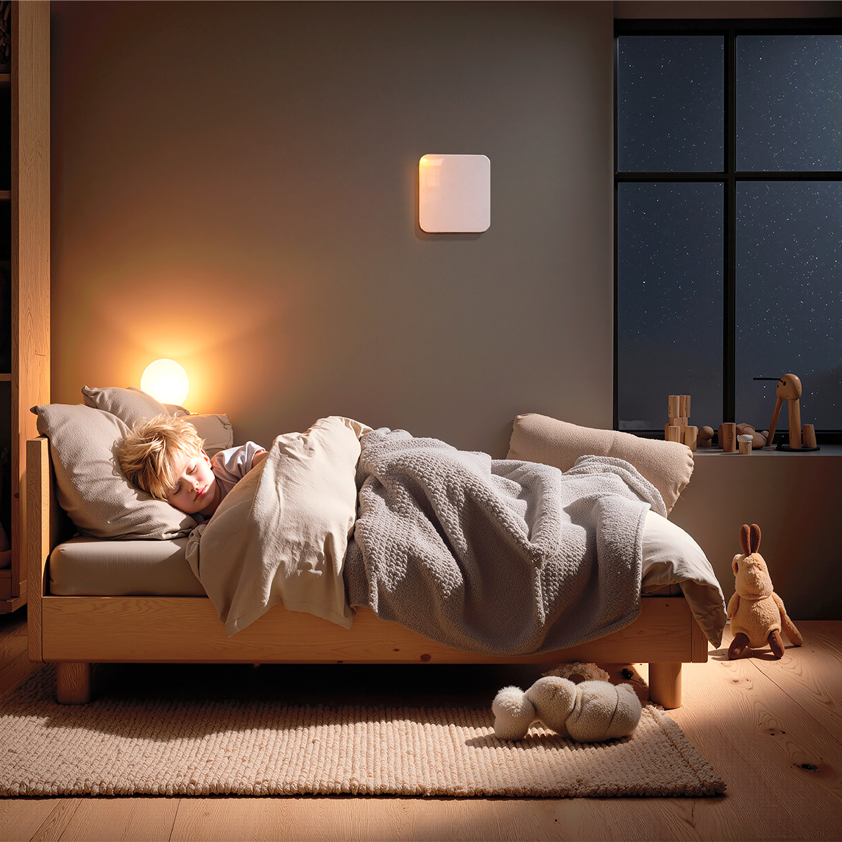 Zephyr Plus ét rums ventilator med varmegenvinding og fugtsensor