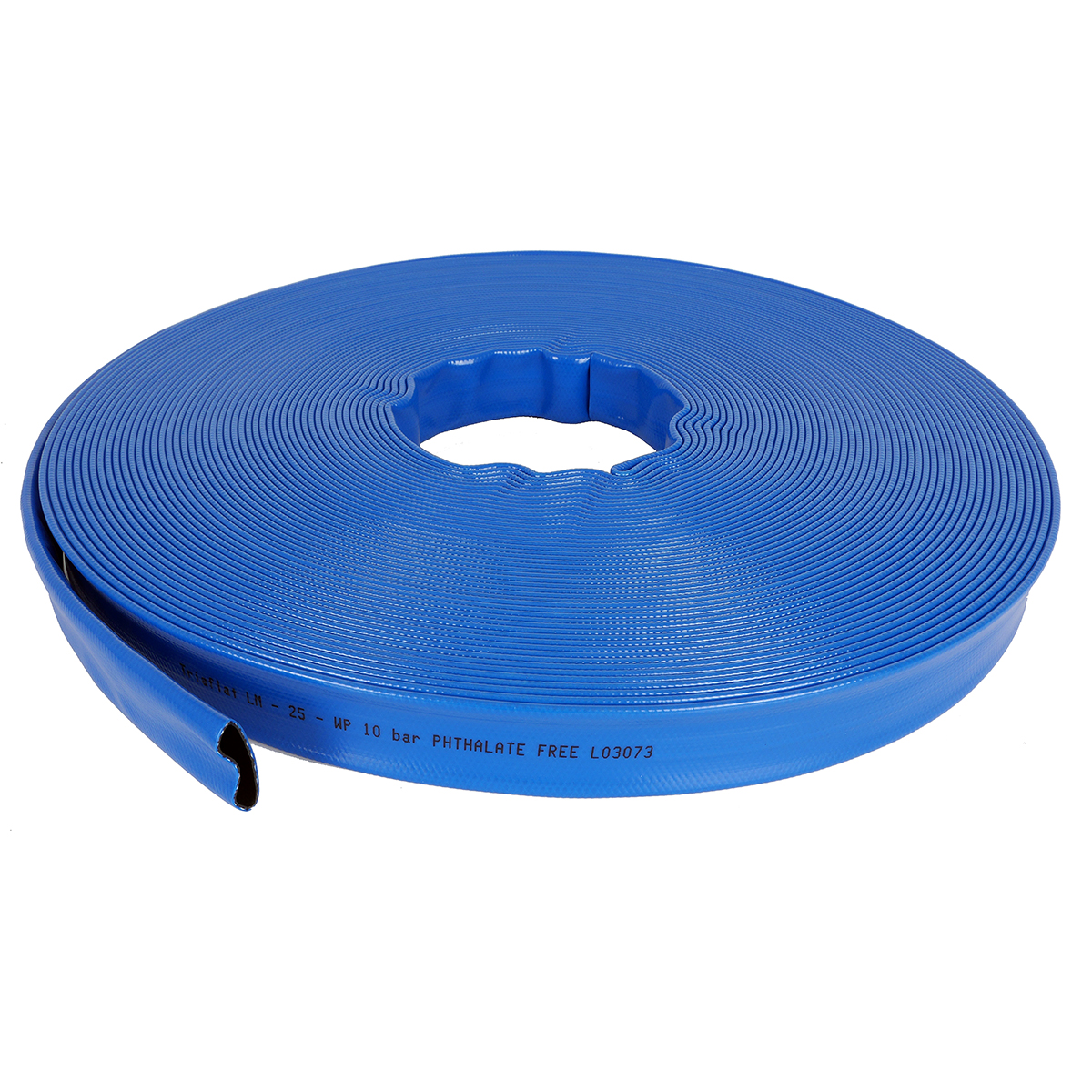 Fladliggende PVC slange til transport, Triaflat LM