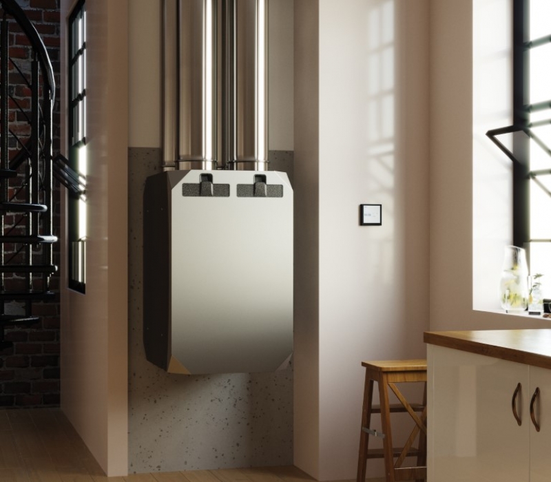 Ventilationsanlæg NOTUS1, Gulv/Skab/Vægmodel