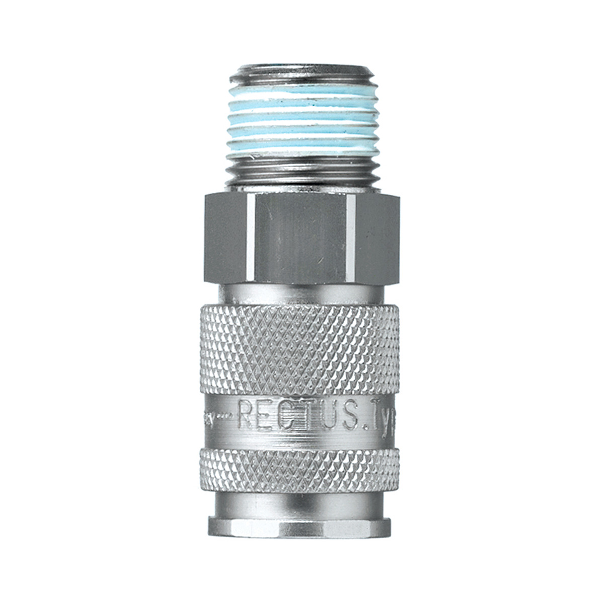 Trykluftkobling, RECTUS Serie 27 - forniklet messing