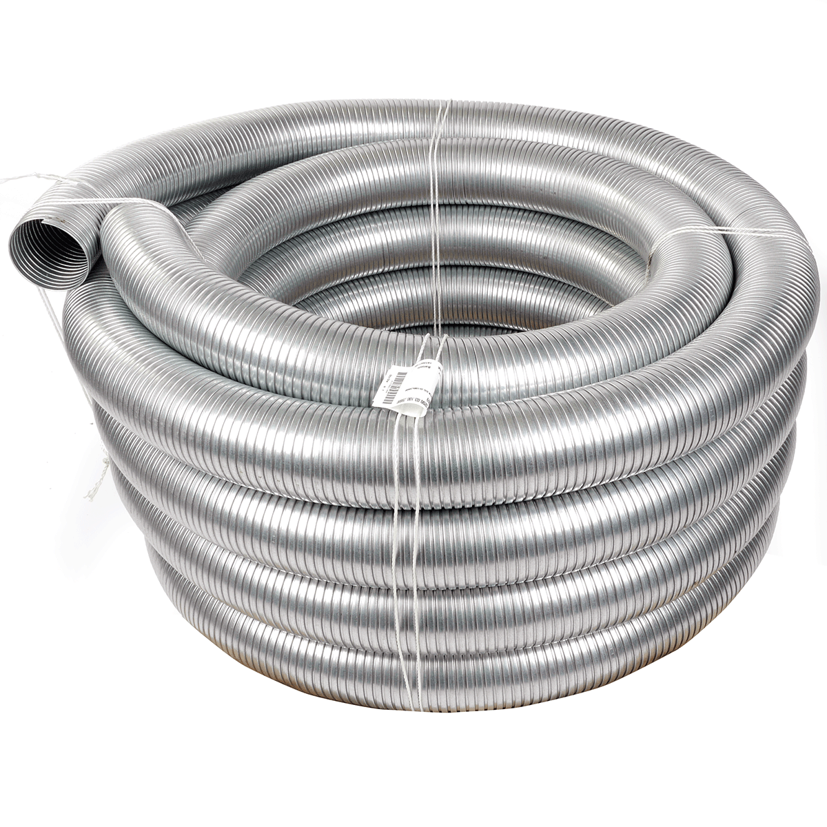 Galvaniseret metalslange, gummipakket