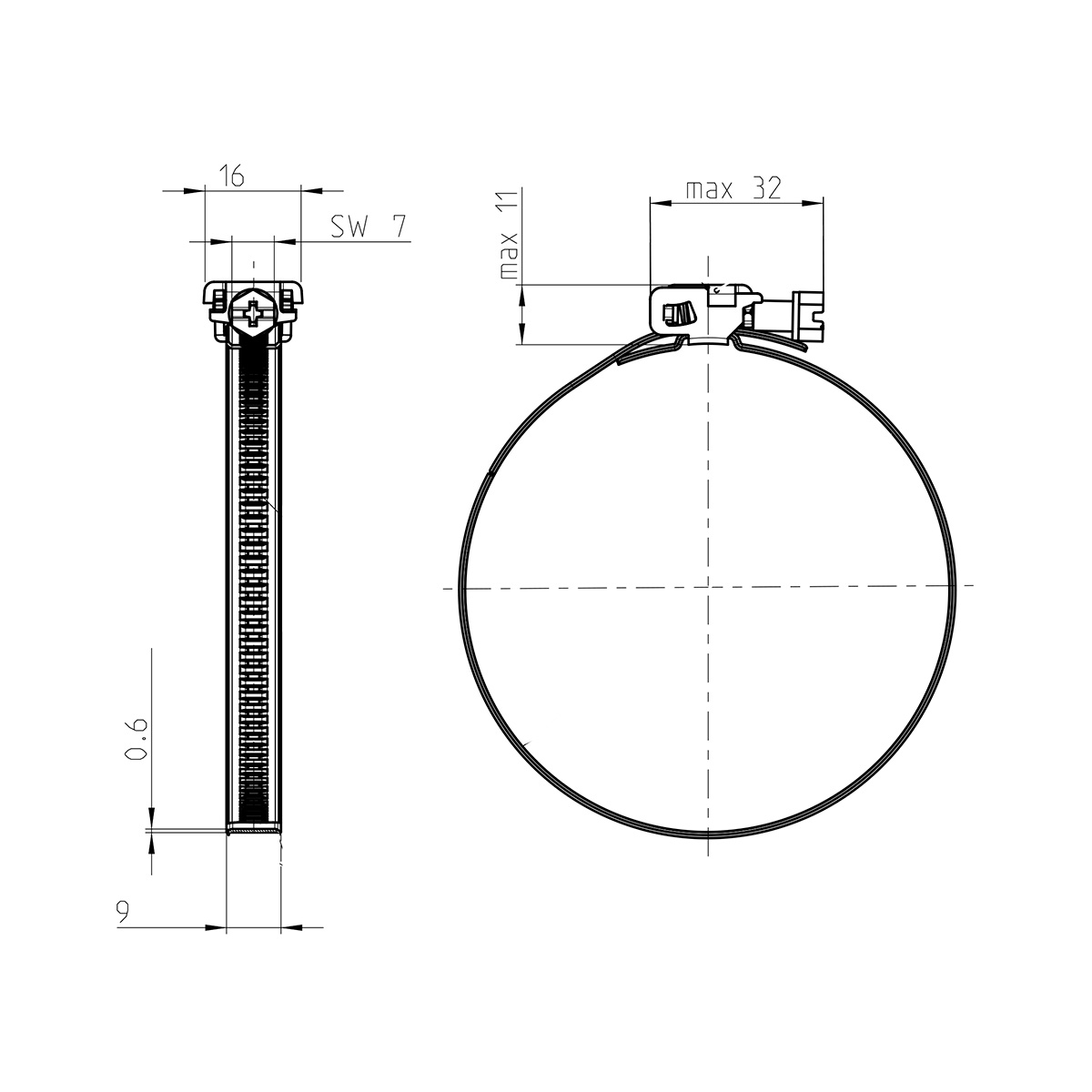 Easy Clip spændebånd - måltegning