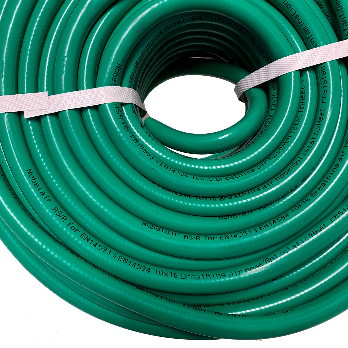 Åndedrætsslange NOBELAIR AS/R - topkvalitet åndedrætslange (varenr. ÅNDN5010G, grøn)