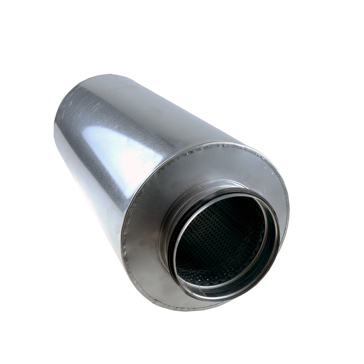 Cirkulær lige lyddæmper