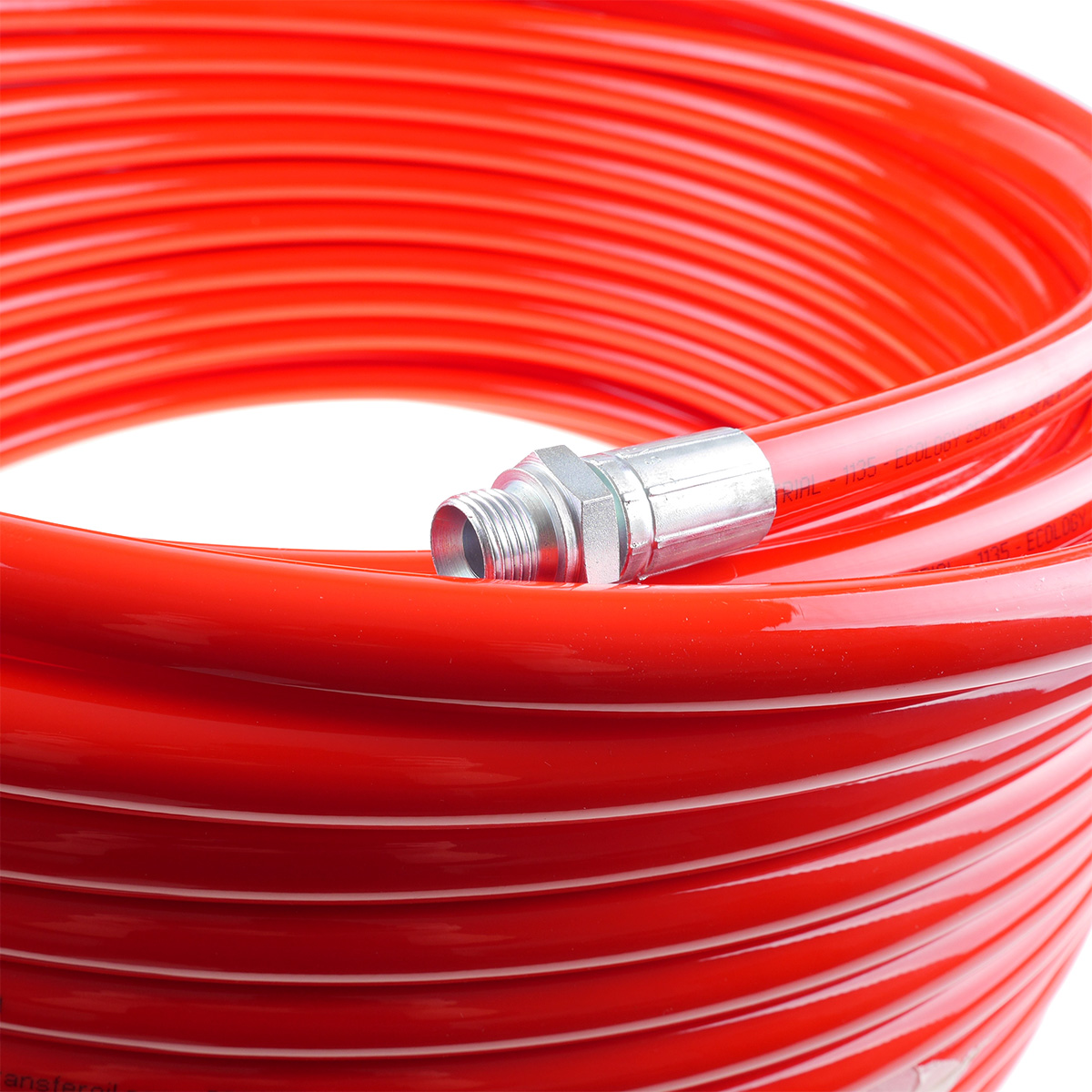 Kanalspuleslange, rød 250 bar