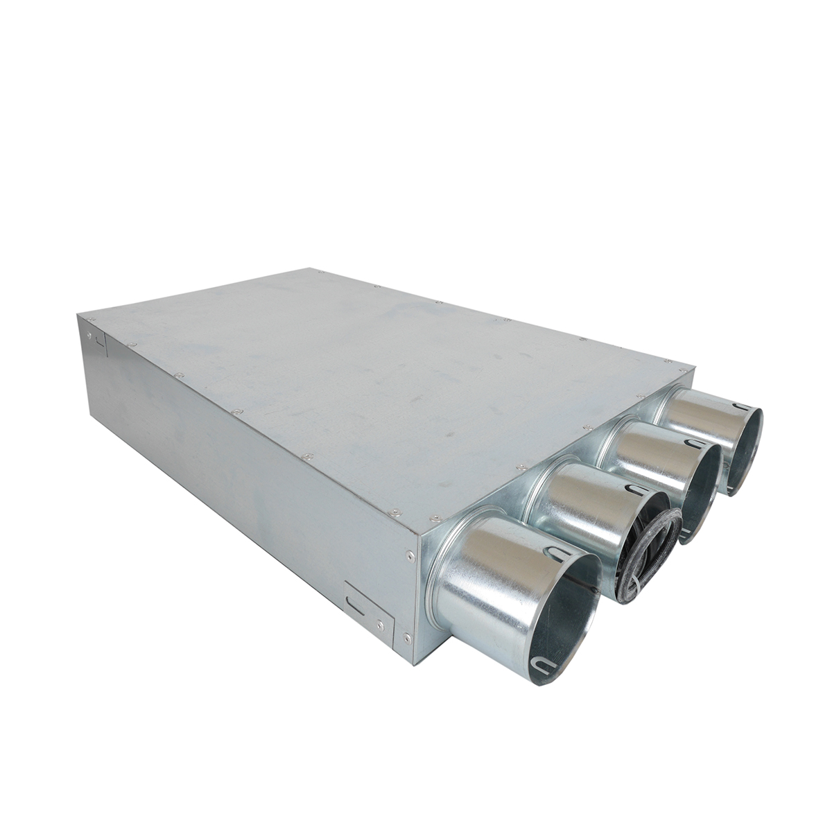 TriaAir lige fordelerboks til rist 300x110 L500, 4 muffer - ø75