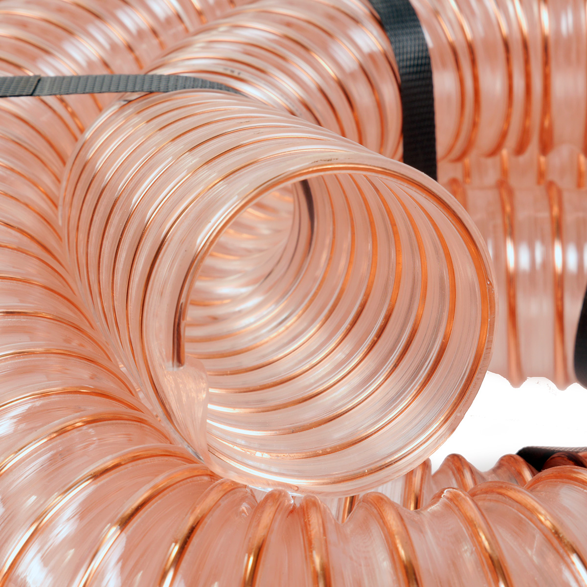 Spiralslange, TriaPur P3S transperant, kraftig