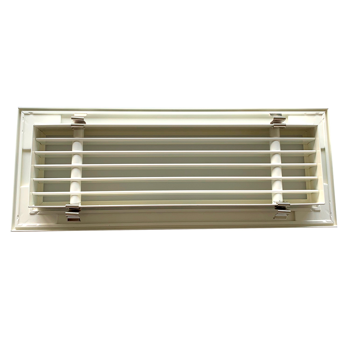 TriaAir Alurist til gulvboks 500x100 - råhvid Ral 9010, glans 30