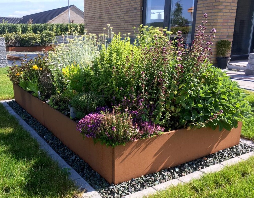 Land Classic højbed i rust 120 cm