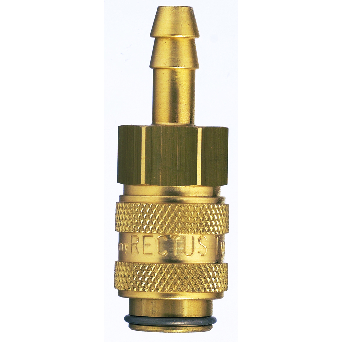 Rectus trykluftkobling med slangestuds. Serie 21