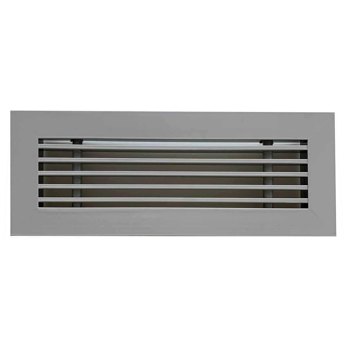 TriaAir Alurist til gulvboks 500x100 - grå Ral 9006, glans 30