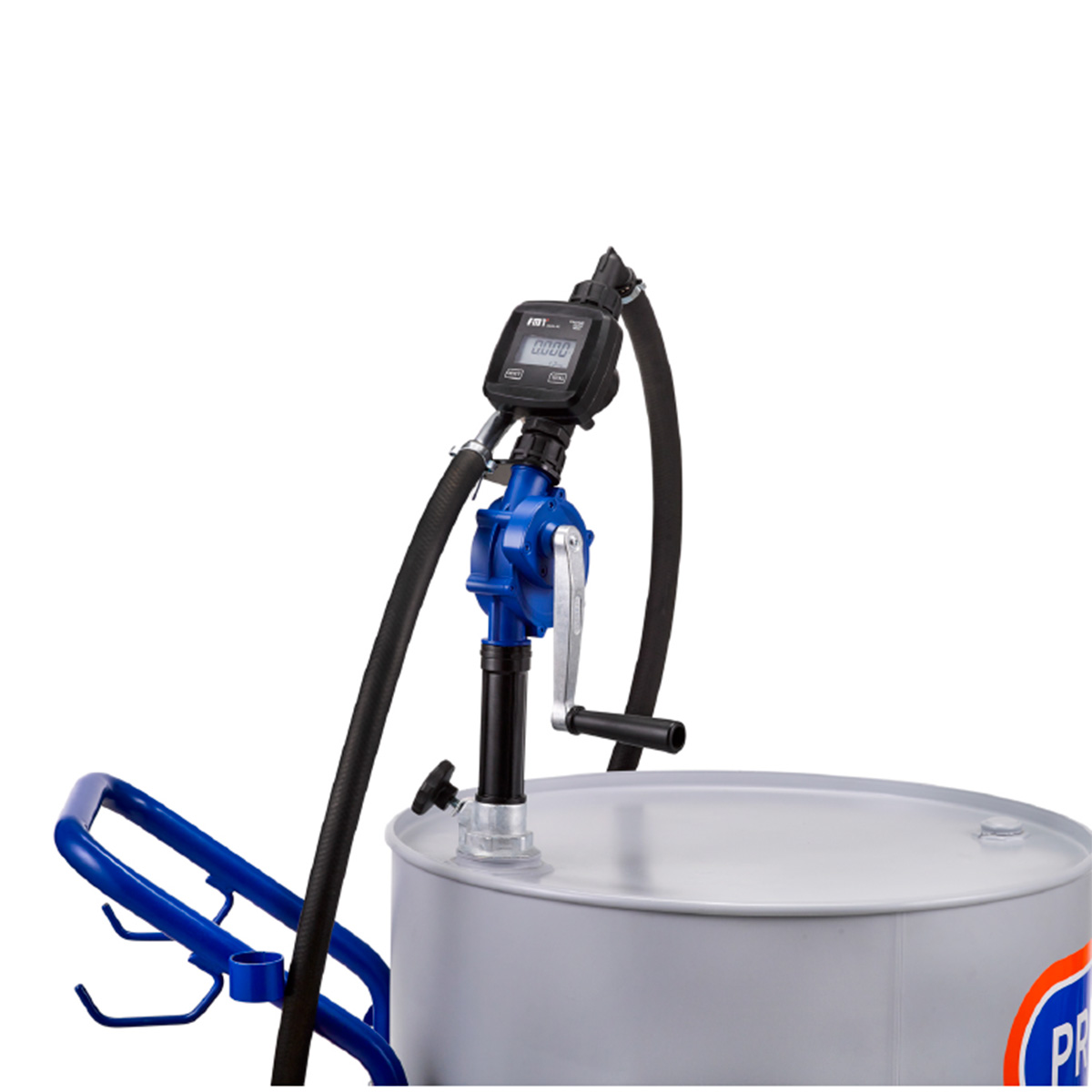 Rotationspumpe til tromler - digitaltæller