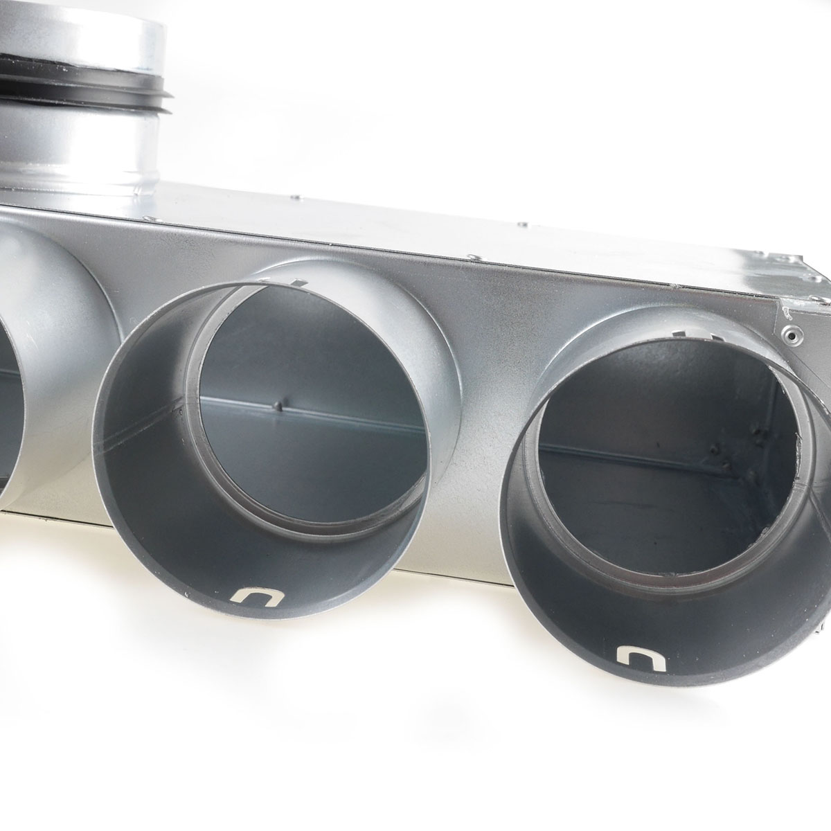 TriaAir fordelerboks, ø 160 nippel, 6 muffer ø75 (4x2)