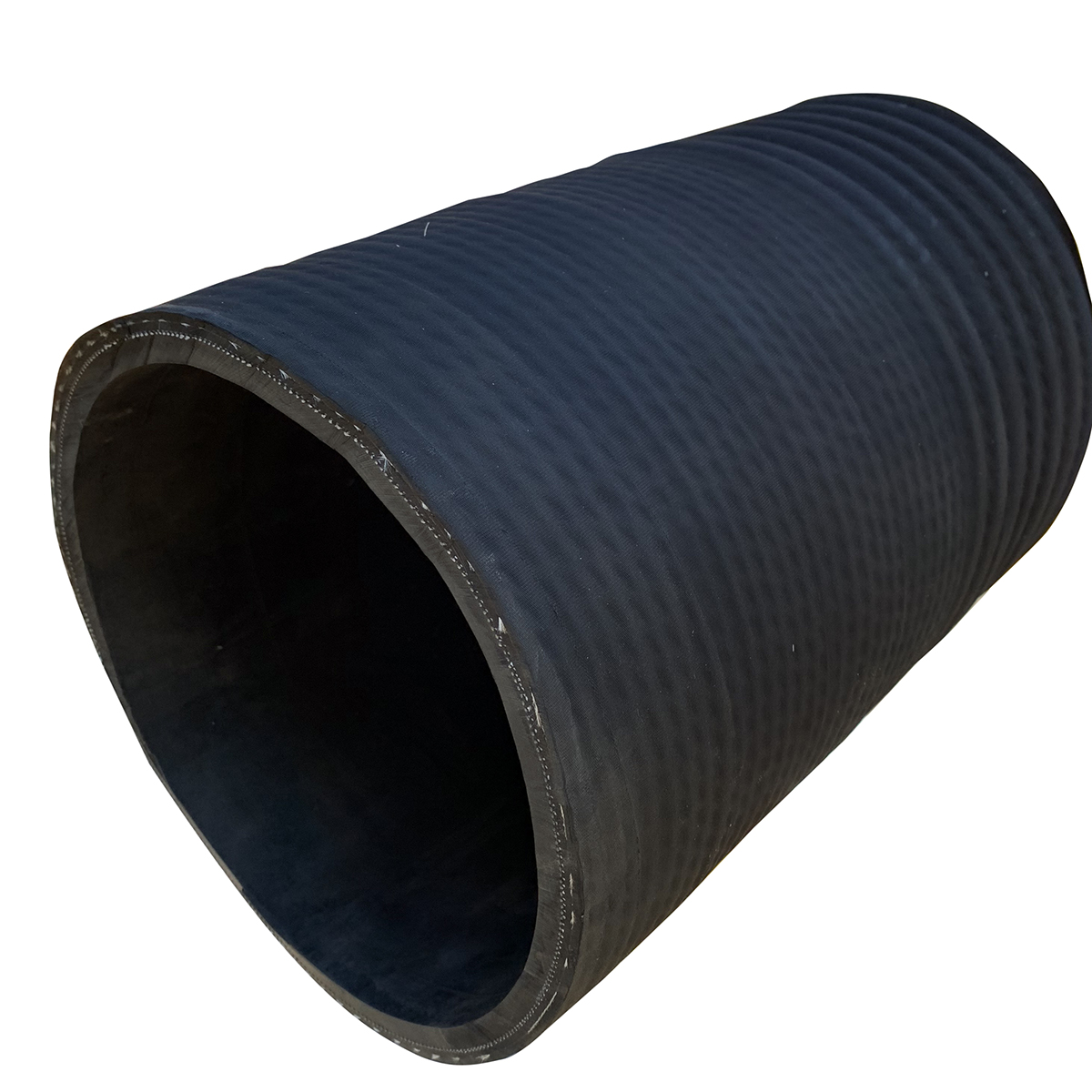 Slam- og gylleslange med spiralfrie muffer