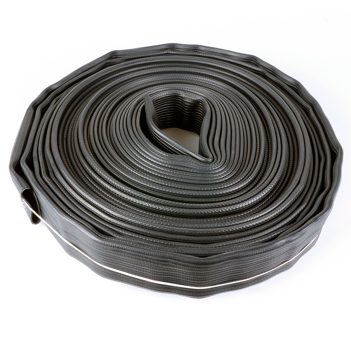 Fladliggende trykslange