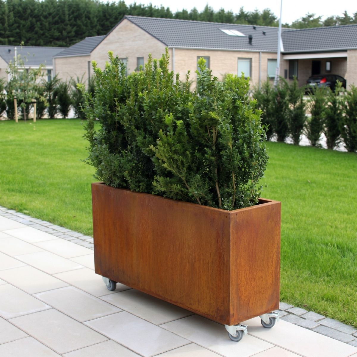 Plantekasse corten 40x120x60
