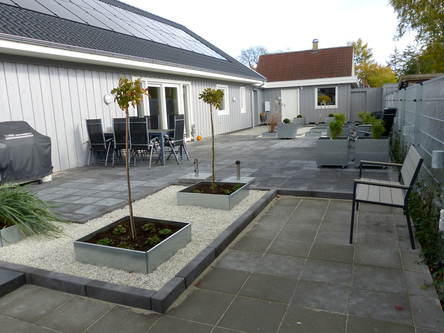 Land Classic – Aflange højbede, galvaniseret 120x120