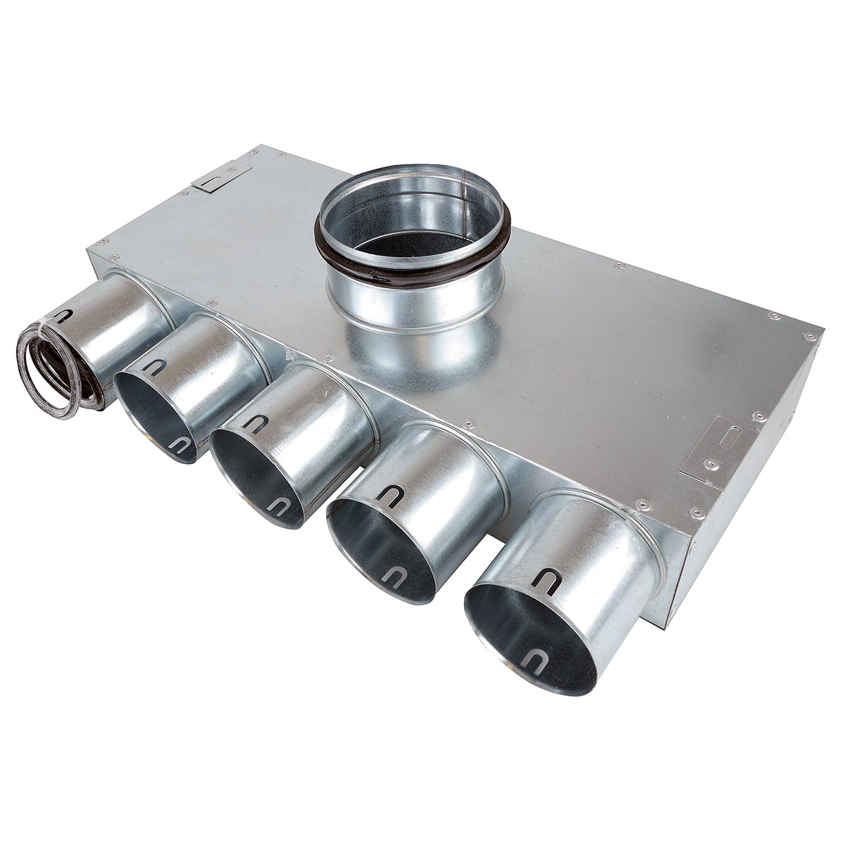 TriaAir fordelerboks nippel ø125 - 5 muffer