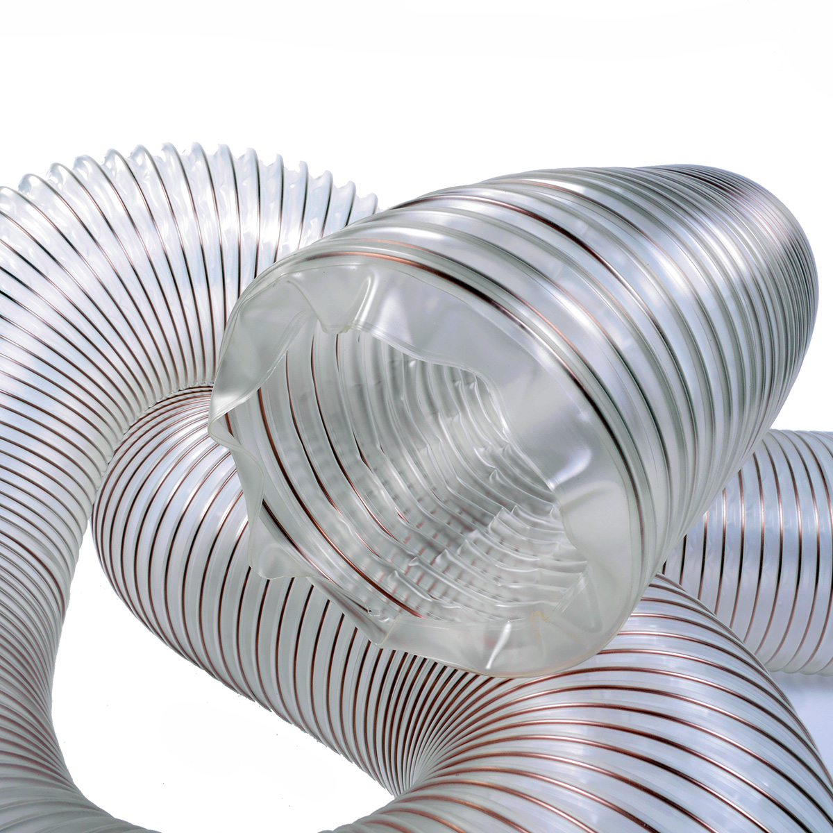 Ventilationsslange, flexslange i PVC