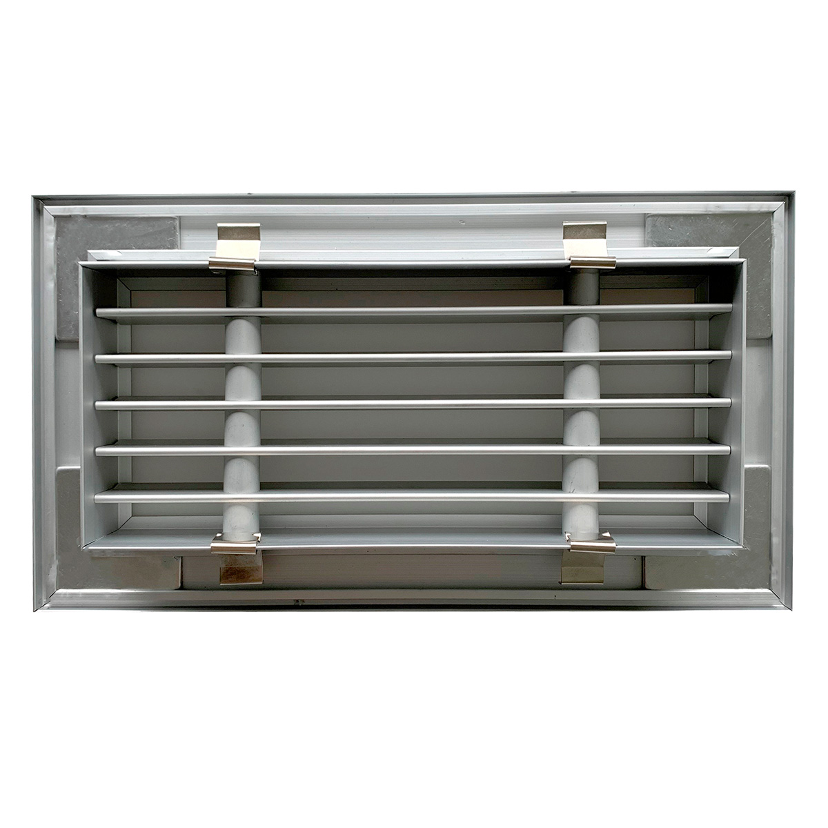 TriaAir Alurist til gulvboks 200x100 - aluminium