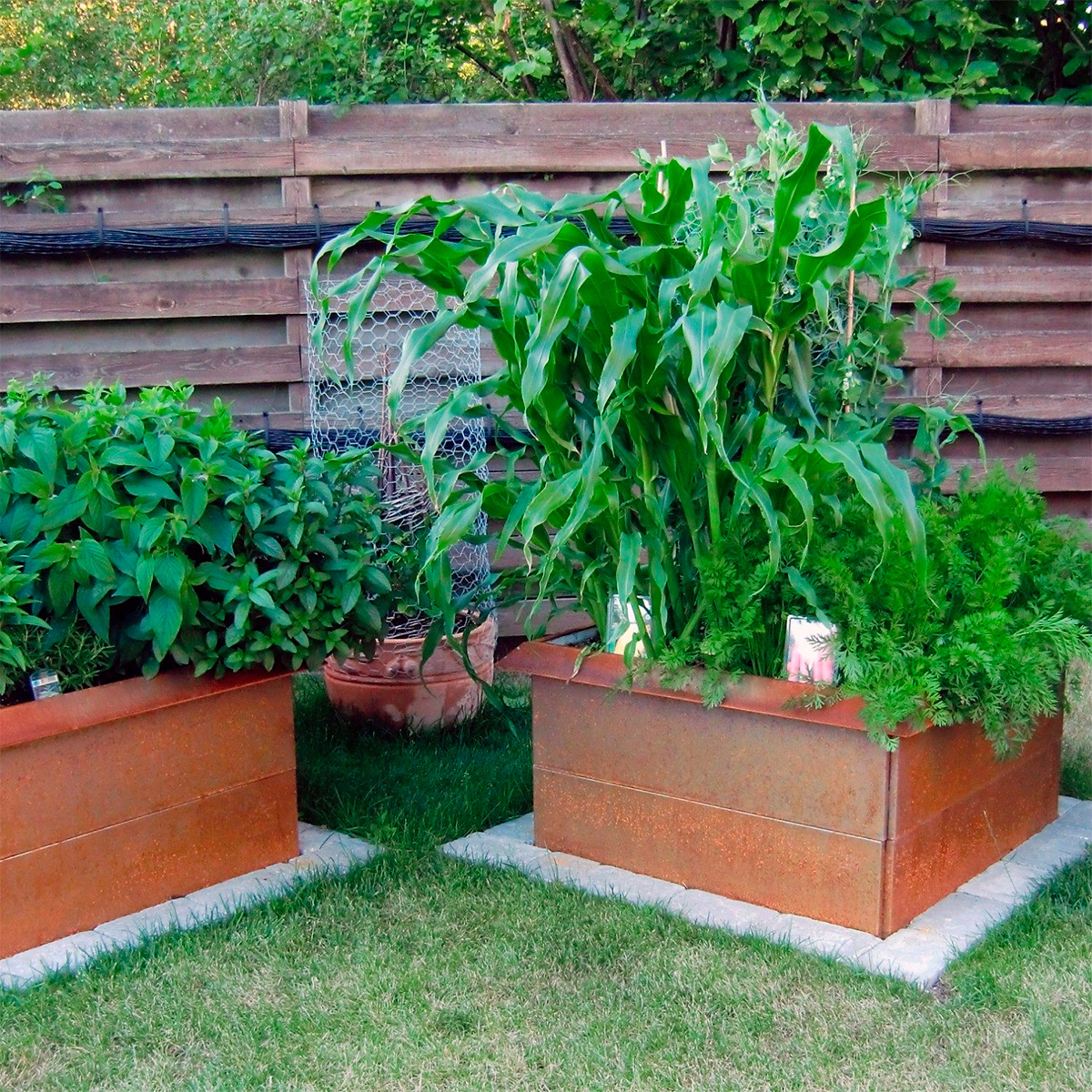 Land Classic højbed i rust