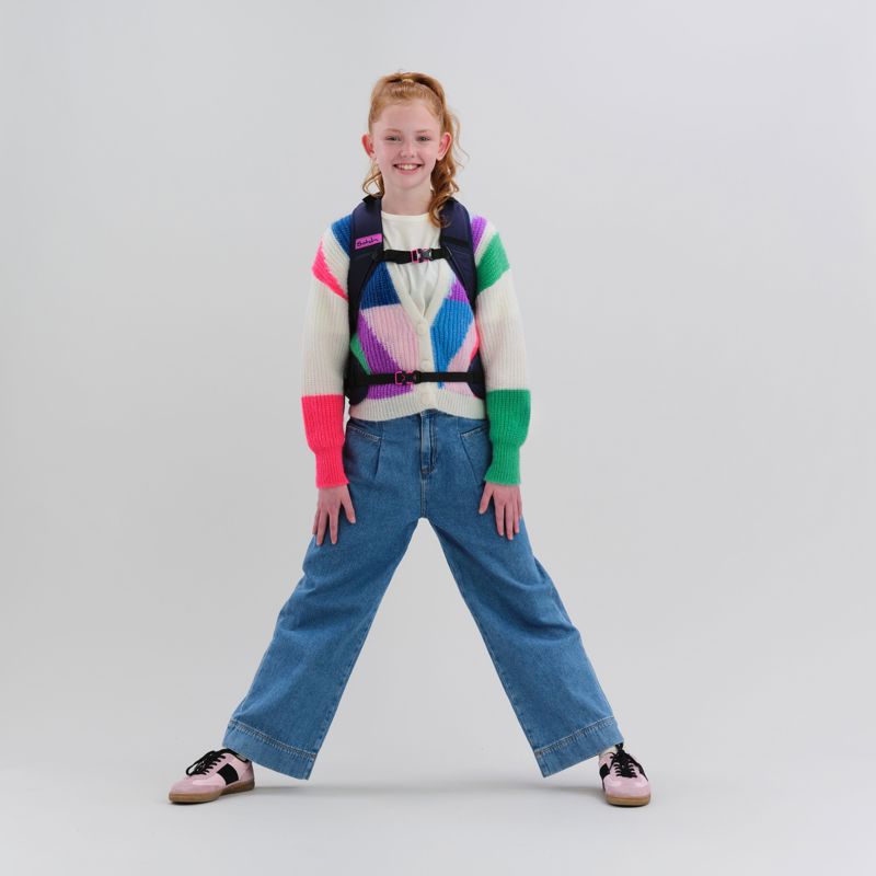 Satch Skoletaske CON:NEXT Pink Blue Blå 8
