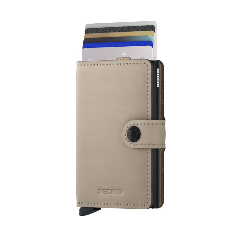 Secrid Korthållare Mini Wallet Beige/grå 2