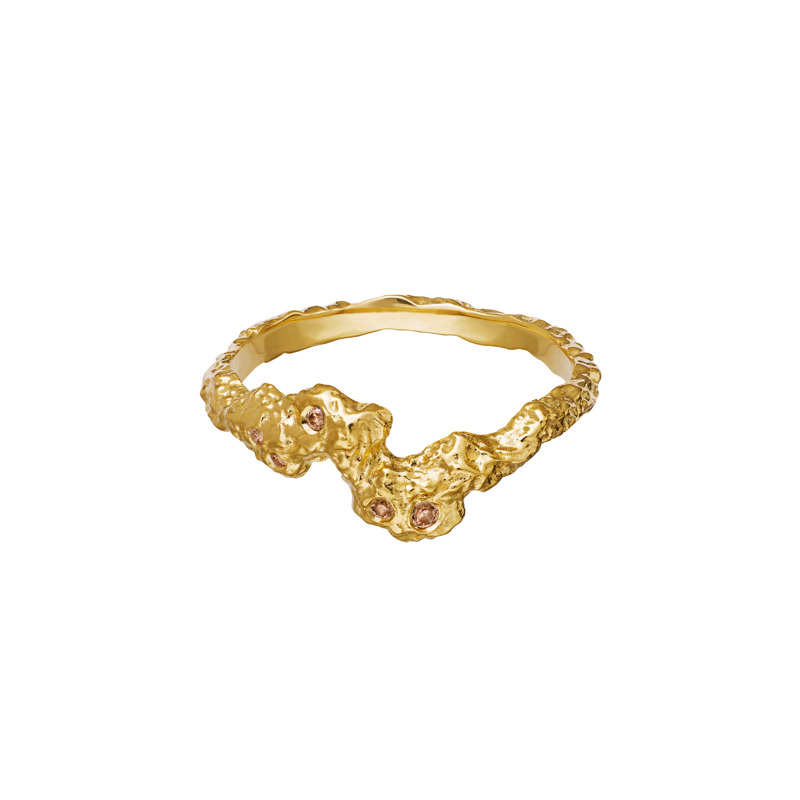 Maanesten Ring Frida Guld Str. 57 3