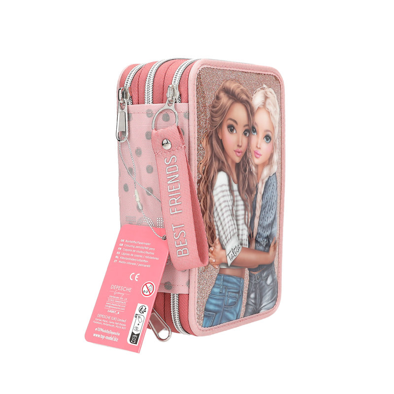TOPModel Pennfodral 3-lagers Dots Delikat Rosa 5