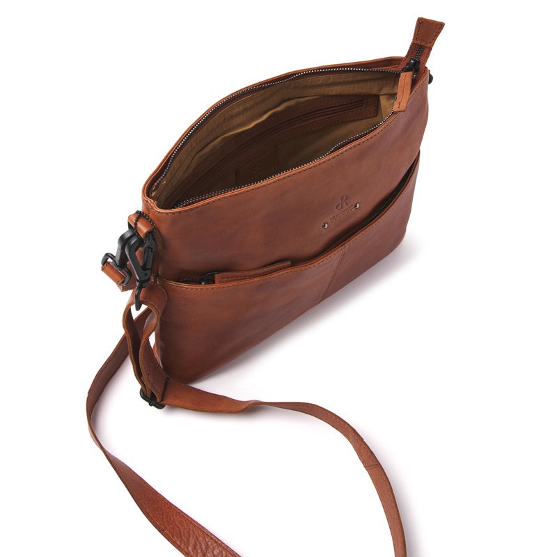 dR Amsterdam Skuldertaske Camel 3